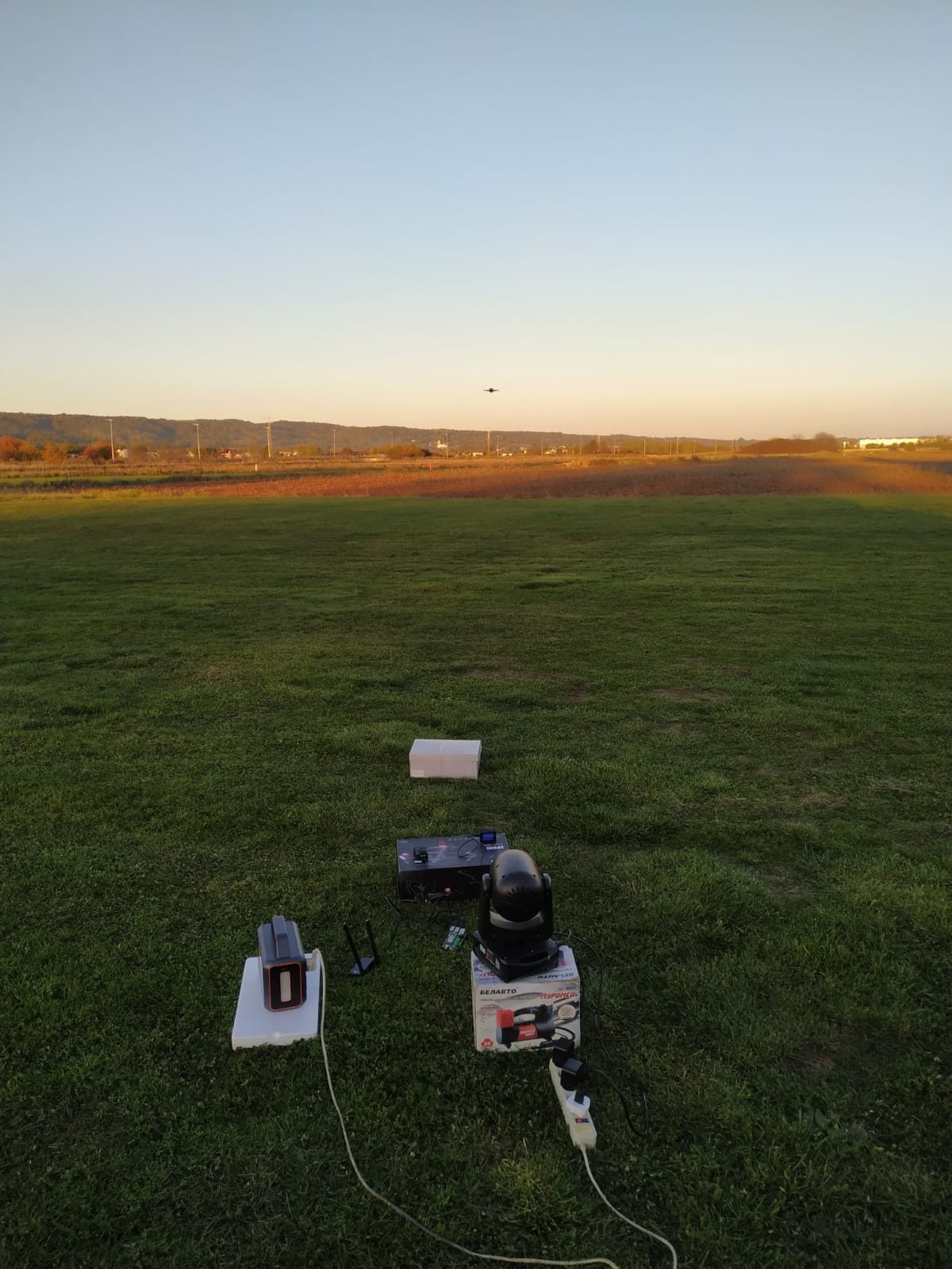 Field test: BabAI station tracking an aircraft